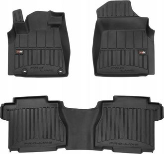 OEM Alfombrillas Y Limpiaparabrisas De Goma Para Toyota Tundra Crewmax 2010-2015, Canales 3d