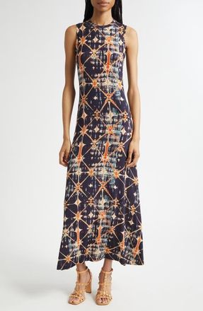 Ulla Johnson Orla Mixed Print Sleeveless Knit Dress in Phoenix at Nordstrom, Size X-Large