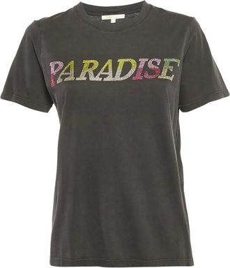 Maje T-shirt Paradise con decorazione - Grigio