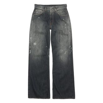 Acne Studios Loose-fit Jeans, male, Black, Size: W30 2021M Trafalgar Jeans