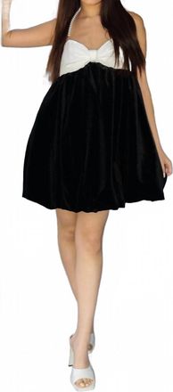 Lumiere Feeling Festive Mini Dress In Black