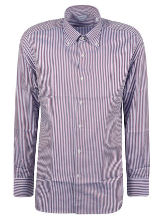 Orian Vertical Striped Slim-Fit Long Sleeve Formal Shirt