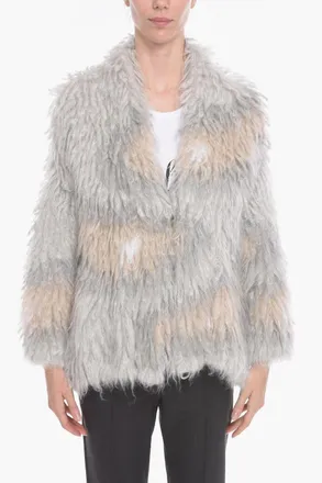 Brunello Cucinelli Cardigan Oversized in Misto Mohair Brunello Cucinelli
