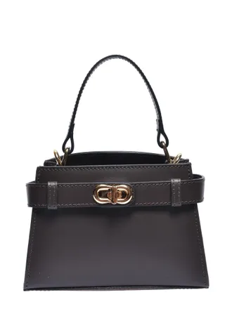 Anna Luchini Bordeauxrood Rundleer Tas
