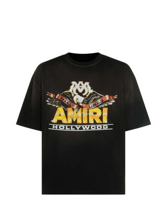 Amiri Maglietta oversize Amiri con aquila del Massachusetts