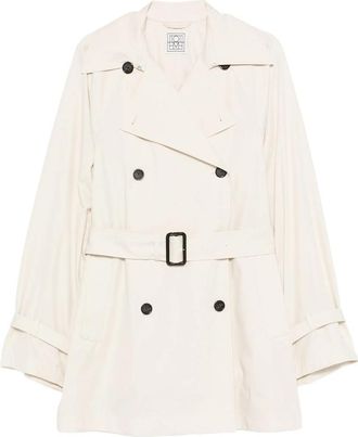 Toteme Belted Double-breasted Trench Coat