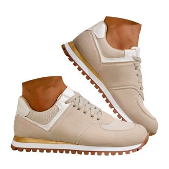 Generic Womens Fashion Sneakers Stylish Retro Casual Running Walking Shoes for Women Suede Lace Up Chunky Platform Sneakers Lightweight Athletic Workout Tenni