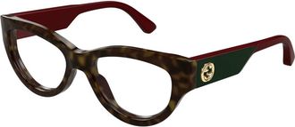 Gucci Cat-eye Zonnebrillen - Dames - Brillen - Bruin - 50 MM - Accessoires