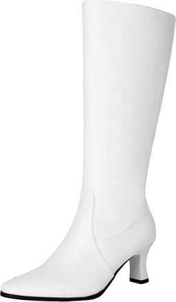 Generic Womens Knee High Boots Round Toe Low Heel Casual Long Party Footwear