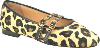 Babouche Lifestyle Babouche, Schoenen, Dames, Veelkleurig, 39 EU, Luipaard Ballerina + 2 riemen
