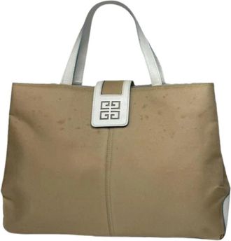 Givenchy Pre-owned Tote Bag - Dames - Vintage Shopper - Beige - ONE Size - Leer - Vintage