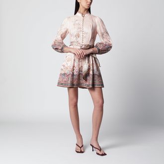 Zimmermann Pink Paisley Alchemy mini dress