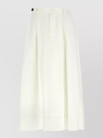 Brunello Cucinelli tailored skirt high waist midi pleated