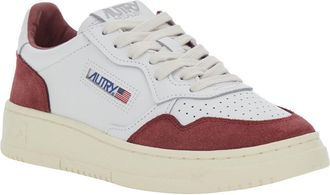 Autry Womens Low Top Sneakers Medalist White Suede Trainers
