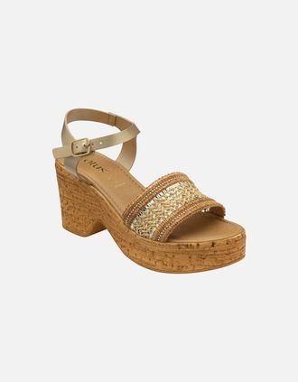 Lotus Womens Chelsia Womens Heeled Sandals - Brown - Size: 6