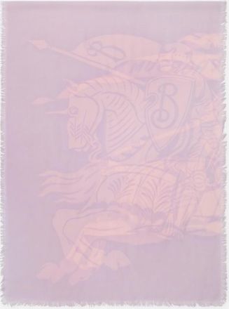 Burberry Wide EKD Wool Scarf