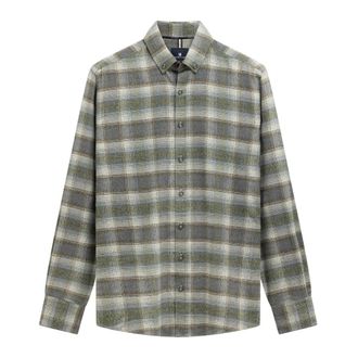 State of Art Casual Hemden - Heren - Overhemden - Groen - Maat: M
