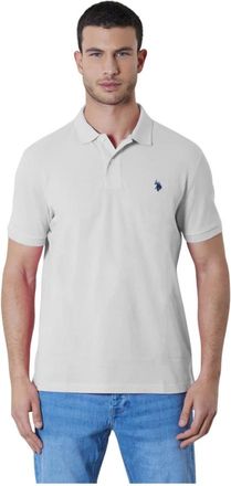 U.S.Polo Association Hombre, Camisetas, Blanco, Talla: L