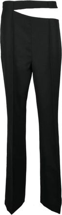 R&oacute;he High-Waisted Trousers with Cut-Out Detail