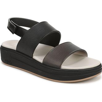 Ryk&auml; Viv Slingback Slide Sandal in Black at Nordstrom, Size 6.5