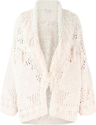 Autumn Cashmere Cardigan con scollo a scialle - Toni neutri