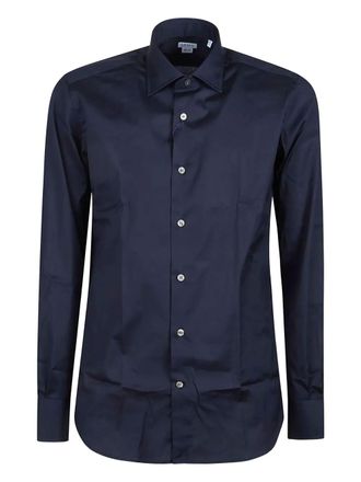 Orian button-down cotton shirt - men - Cotton - 40 - Blue