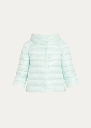 Herno Iconico Piumino Sofia Water-Resistant Nylon Ultralight Puffer Jacket
