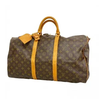 Louis Vuitton Vintage Weekend Bags, unisex, Brown, ONE SIZE, Pre-owned Weekend Bag