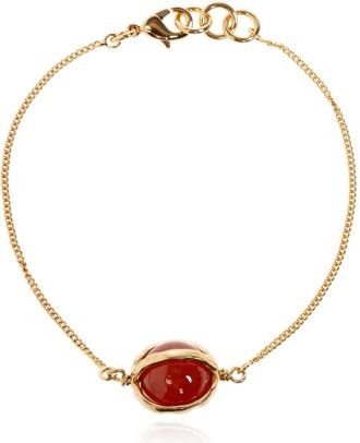 Jil Sander Armband met Hanger - Dames - Armbanden - Geel - ONE Size - Accessoires