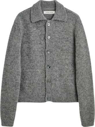 Sunflower C&aacute;rdigan de Alpaca - Knitwear - Hombre - Gris - L