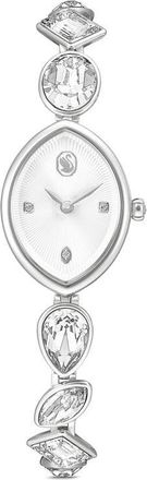 Swarovski Gema Crystal Bracelet Watch, 27mm x 20mm in Silver at Nordstrom
