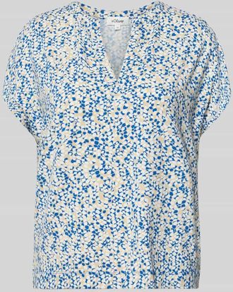 s.Oliver Red Label Relaxed Fit T-Shirt aus Viskose-Mix in Hellblau, Gr&ouml;&szlig;e 34