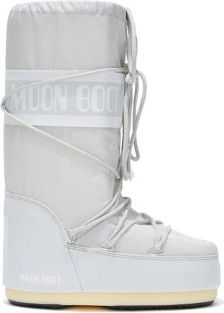 Moon Boot Icon Nylon Boot - Dames - Winterlaarzen - Grijs - 39 EU - Nylon - Schoenen