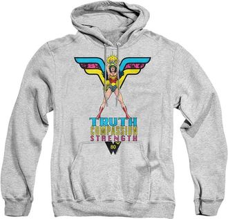 Gildan Wonder Woman Truth, Compassion, Strength Adult Pull Over Hoodie / Hooded Sweatshirt