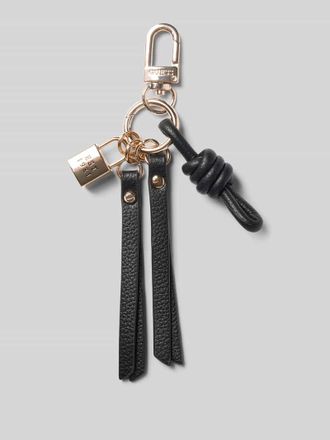 Guess Schl&uuml;sselanh&auml;nger mit Logo-Pr&auml;gung Modell Melody in Black, Gr&ouml;&szlig;e 1