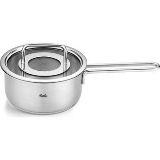 FISSLER Pure Collection Stainless Steel Saucepan with Glass Lid at Nordstrom, Size Small