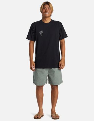 Quiksilver Mens Quiksilver Mens Alex Kopps Can Graphic Print Short Sleeve T-Shirt - Black - Size: 40