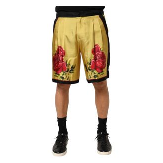 Dolce & Gabbana Casual Shorts, male, Yellow, Size: S Bermuda Shorts