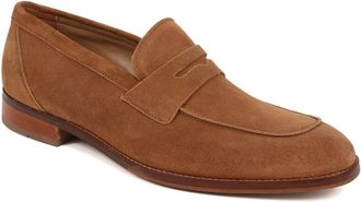 Jones Bootmaker Mens Russell Leather Penny Loafers - Tan - Size UK 12