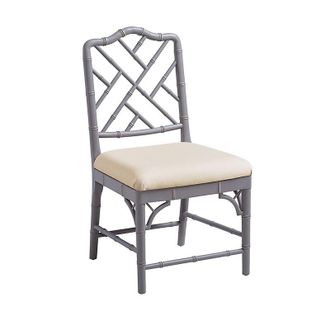 Ballard Designs Set of 2 Dayna Side Chairs - Warm Gray/Sandberg Parchment - Ballard Designs