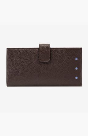 Tusk Ascot Long Slim Wallet in Espresso at Nordstrom