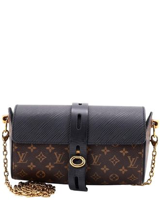 Louis Vuitton Black Monogram Canvas & Epi Leather Glasses Case (Authentic Pre-Loved)