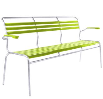 Schubiger M&ouml;bel L&auml;ttli-Bank S&auml;ntis mit Armlehnen