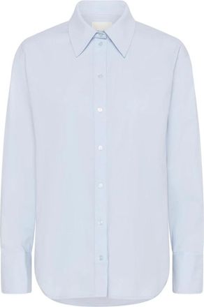 Part Two Blouses & Shirts - Dames - Overhemden - Blauw - 2XL - Overhemden