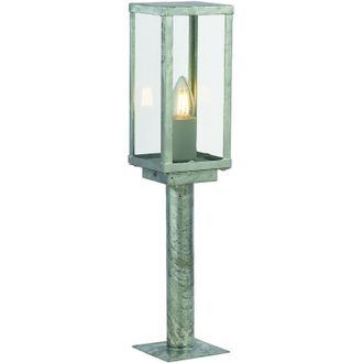 Searchlight Paletto Contemporaneo Riquadro Ii Acciaio Argento Trasparente 5 Luci E27