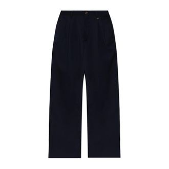 Vivienne Westwood Broeken, Heren, Blauw, M, Wol, Wool Pleated Broeken