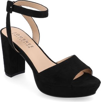 Journee Collection Women & apos;s Nairri Medium and Wide Width Dress Sandals