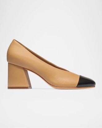 Bernardo 65mm Murphy Leather Pumps