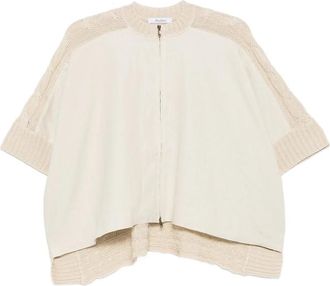 Max Mara Meresia Cable-knit Zip Cardigan