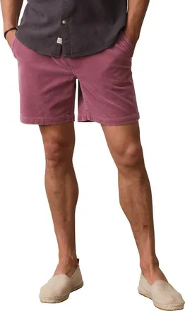 Marine Layer Saturday 6-Inch Corduroy Drawstring Shorts in Dusky Orchid at Nordstrom, Size X-Large